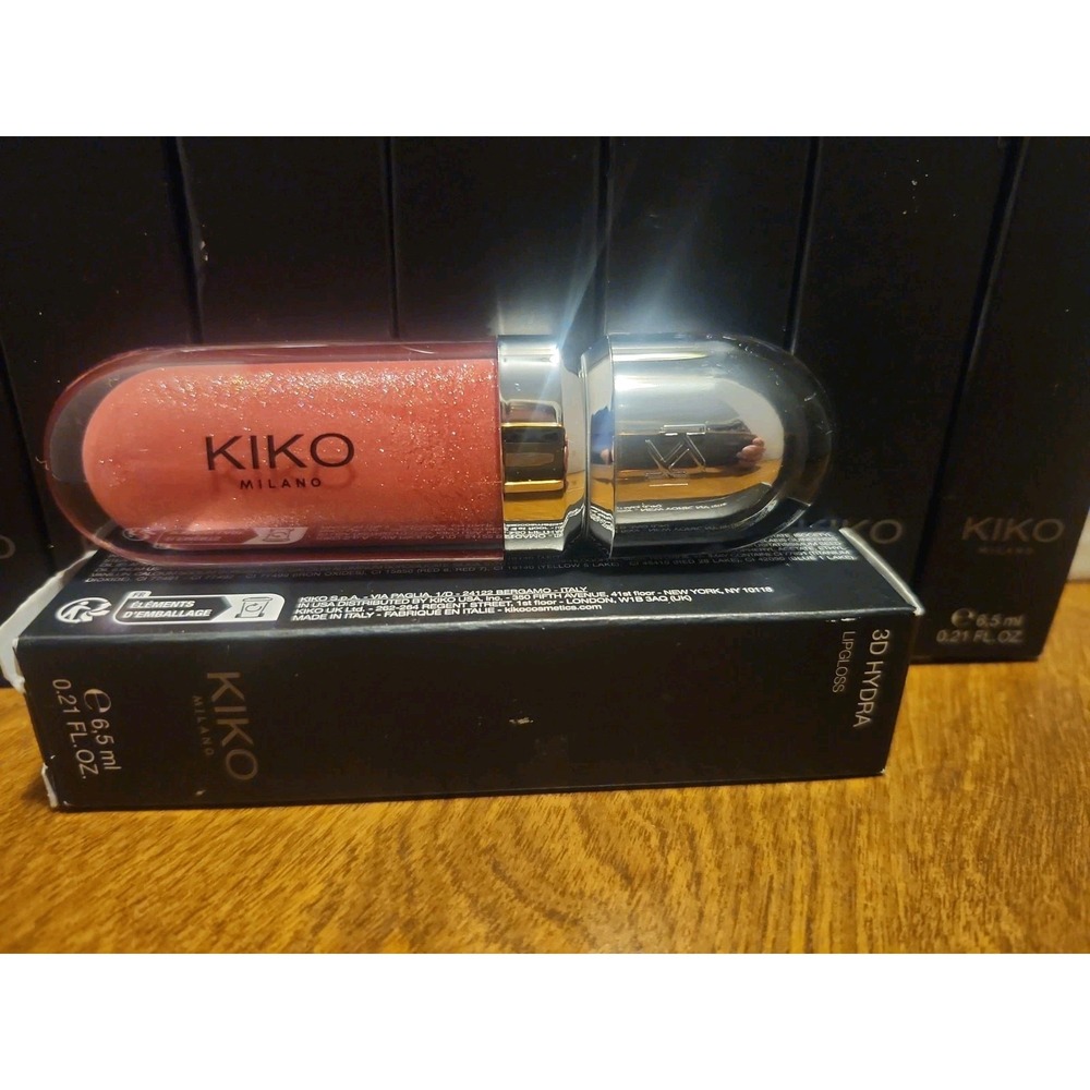 8 boxes KIKO MILANO 3D Hydra Lipgloss Lip Gloss 17 Pearly Mauve Shimmer 6.5 ml